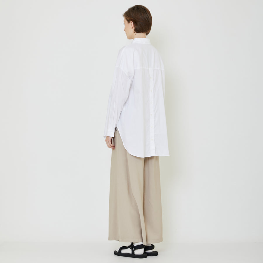 Women Oversized Shirt - Off White - SW2402034A