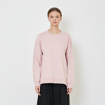Women Oversized Combined Top - Dusty Pink - SW2403048B