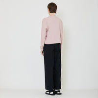 Women Mock Neck Sweater - Dusty Pink - SW2403050B