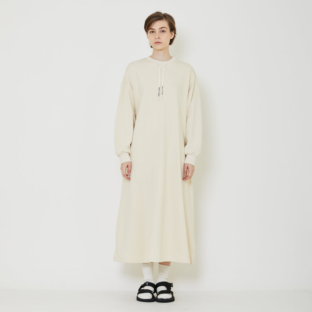 Women Oversized Maxi Dress - Sand - SW2403051A