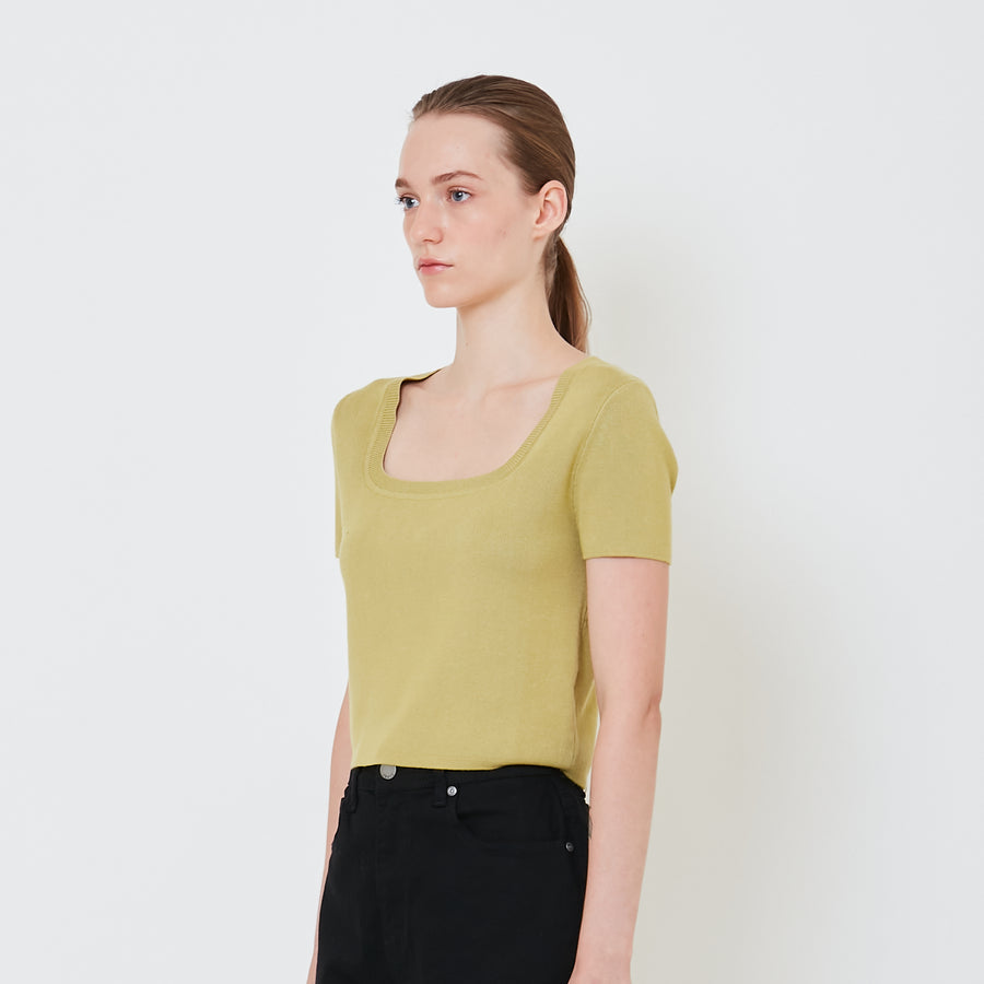 Women Square Neck Knit Top - SW2409126