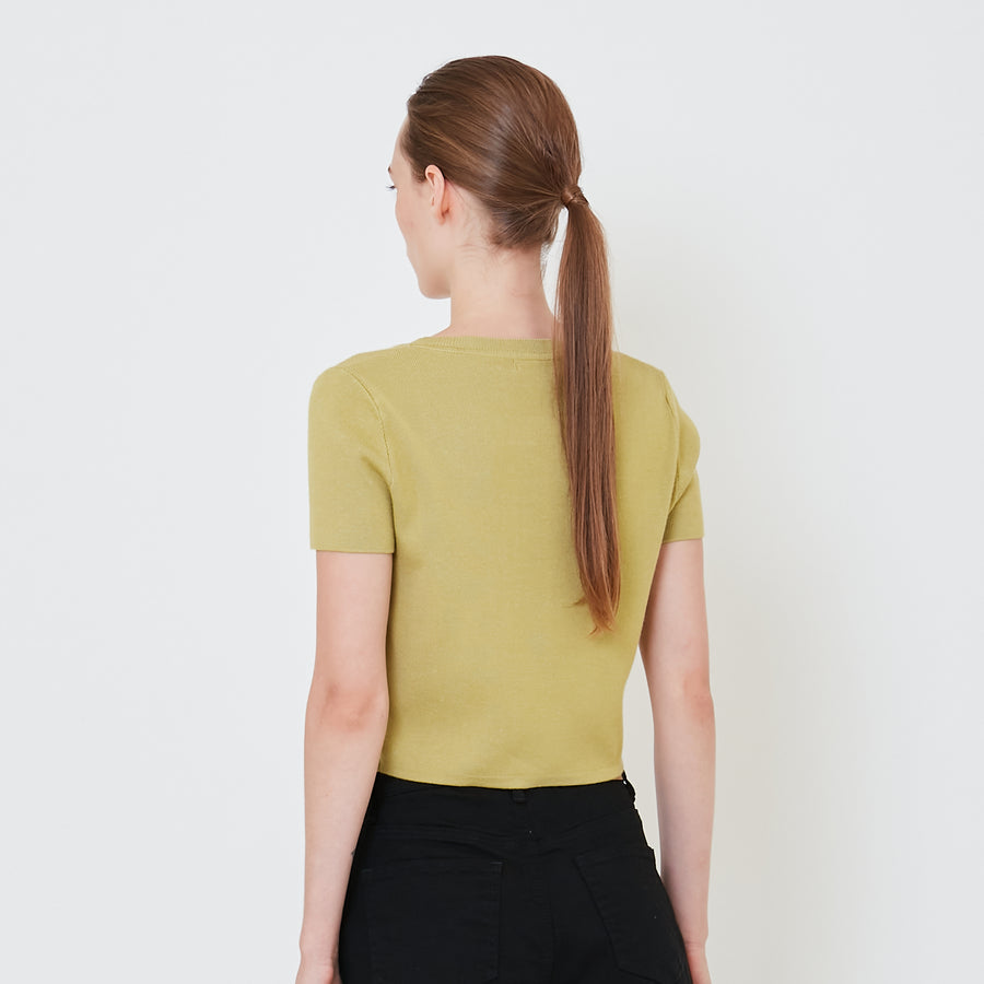 Women Square Neck Knit Top - SW2409126