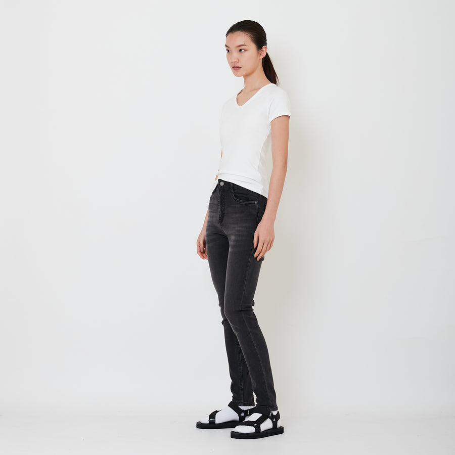 Women Skinny Jeans - Black - SW2501020B