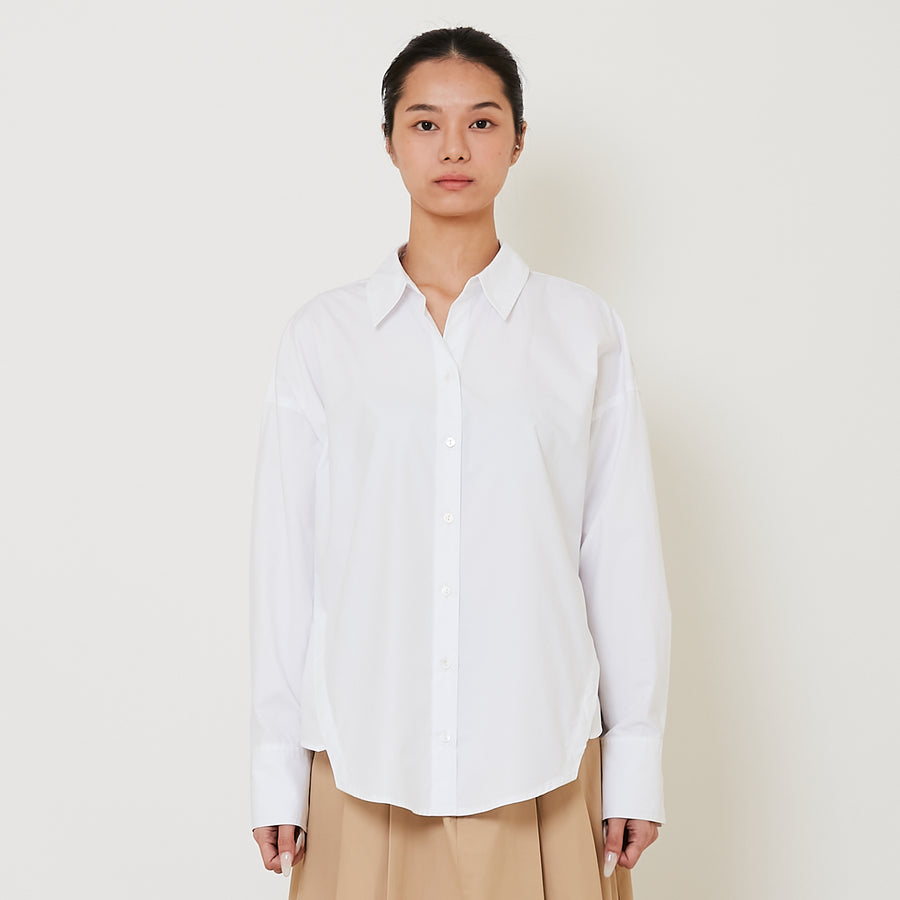 Women Oversized Shirt - Off White - SW2501024A