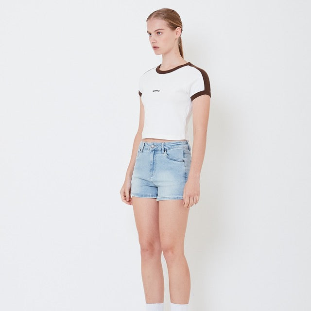 Women Contrast Cropped Top - SW2504070