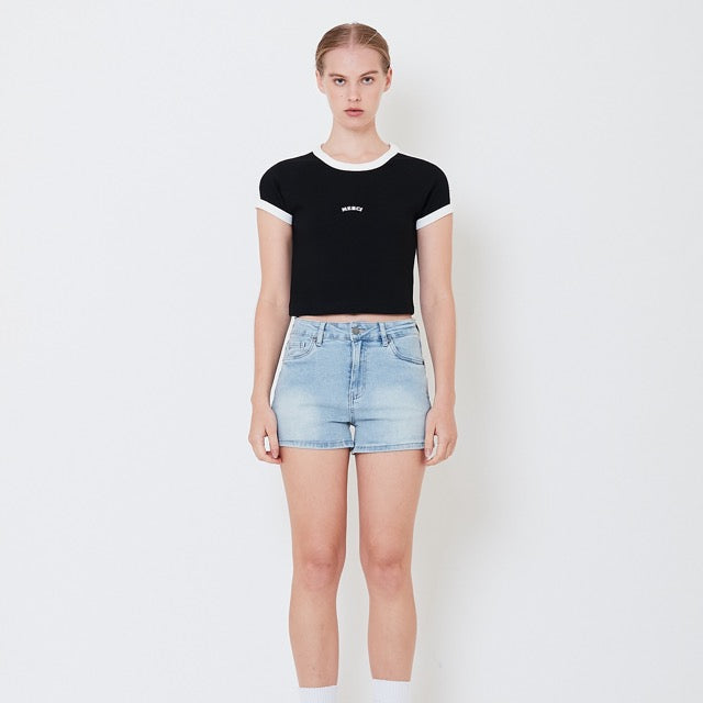 Women Contrast Cropped Top - SW2504070
