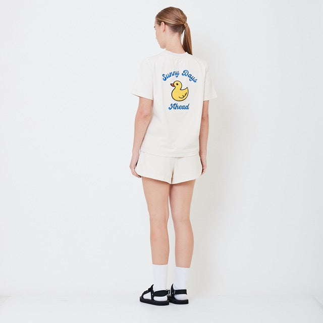 Women Elastic Waist Shorts - SW2504073