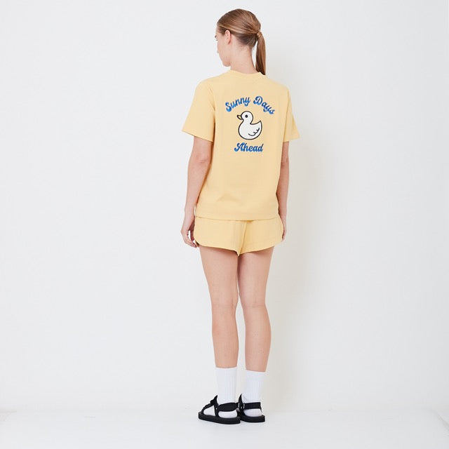 Women Elastic Waist Shorts - SW2504073