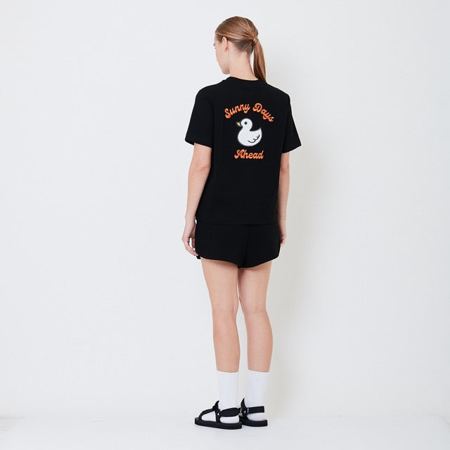 Women Elastic Waist Shorts - SW2504073