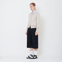 Women Baggy Jorts - Black - SW2504082B