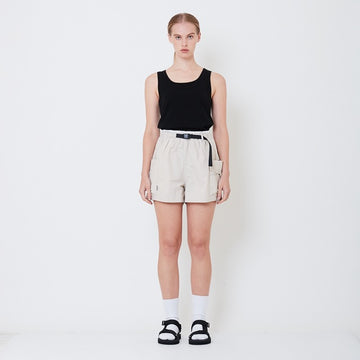 Women Cargo Shorts - Sand - SW2504084A