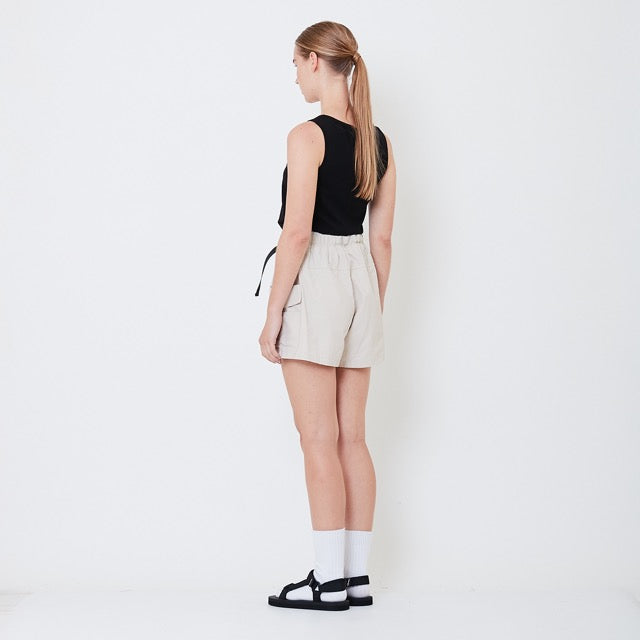 Women Cargo Shorts - Sand - SW2504084A