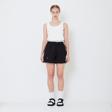 Women Cargo Shorts - Black - SW2504084B