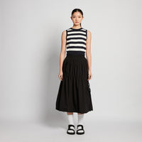 Women Maxi Skirt - Black - SW2603106B