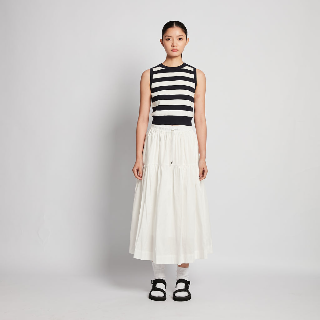 Women Maxi Skirt - Off White - SW2603106A