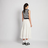 Women Maxi Skirt - Off White - SW2603106A
