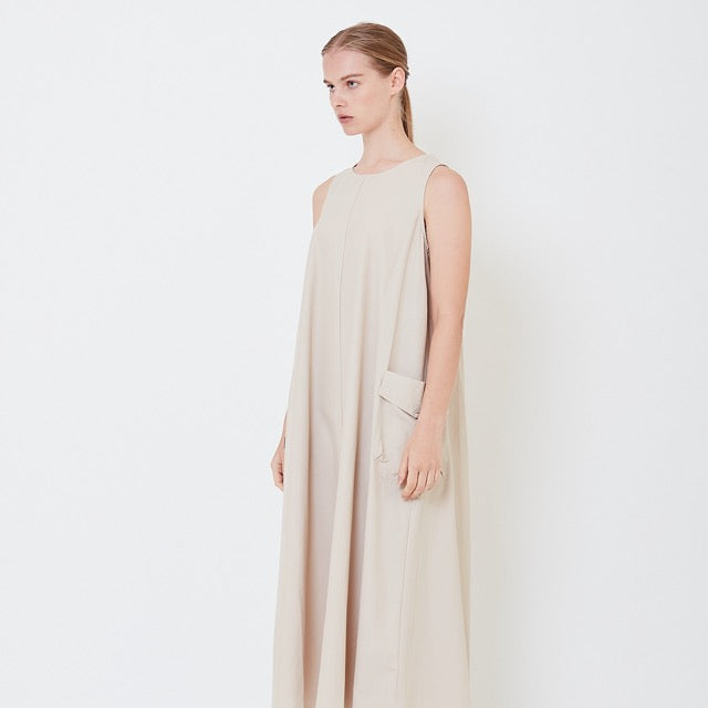 Women Nylon Dress - Sand - SW2504086A
