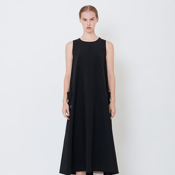 Women Nylon Dress - Black - SW2504086B