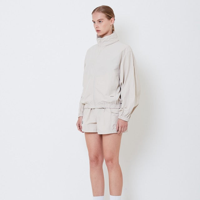 Women Hooded Jacket - Sand - SW2504087A