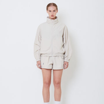 Women Hooded Jacket - Sand - SW2504087A