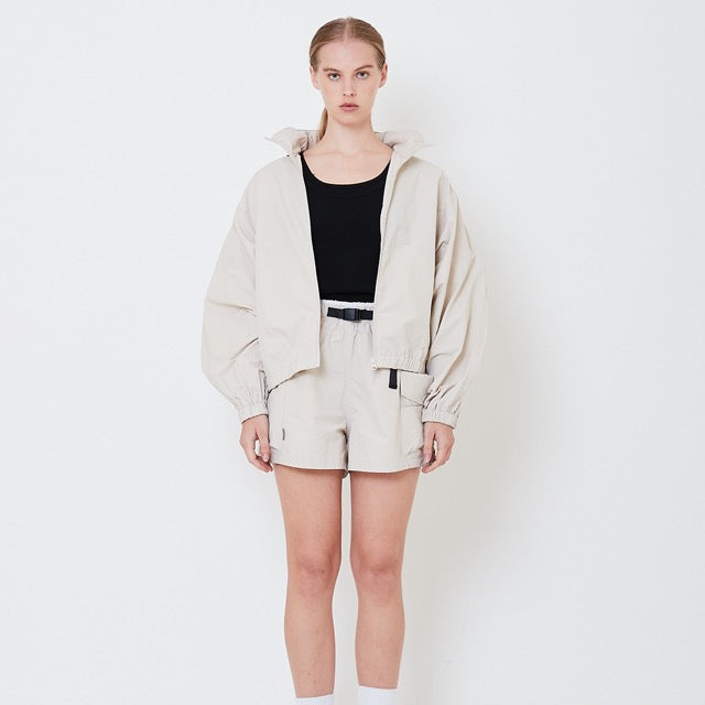 Women Hooded Jacket - Sand - SW2504087A