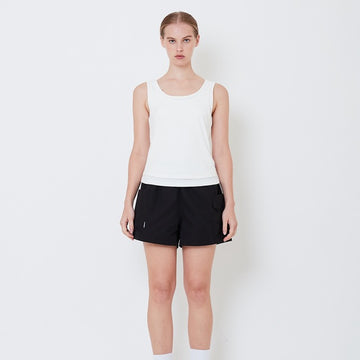 Women Double Layered Tank Top - Off White - SW2505088A