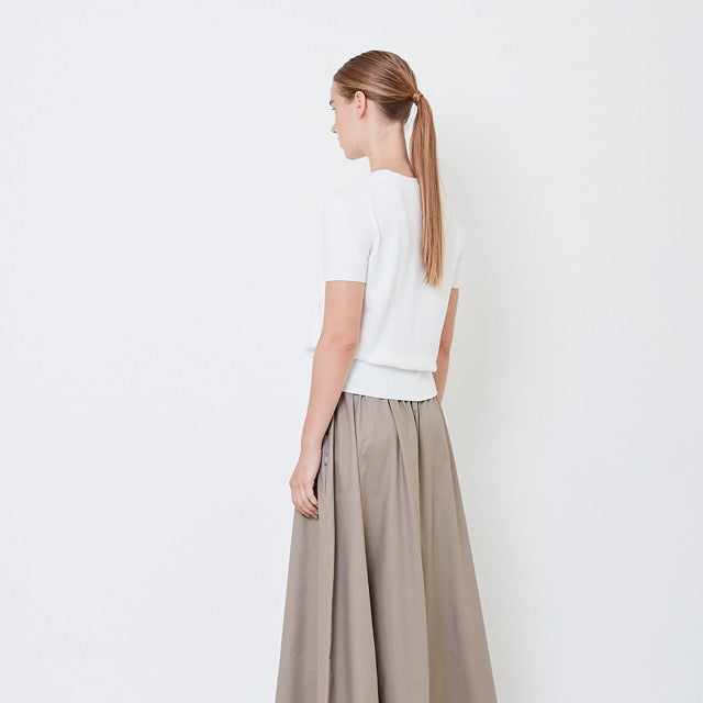 Women Knit Top - Off White - SW2505093A