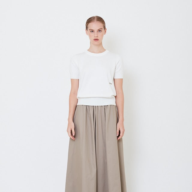 Women Knit Top - Off White - SW2505093A