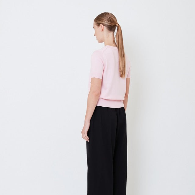 Women Knit Top - Light Pink - SW2505093B