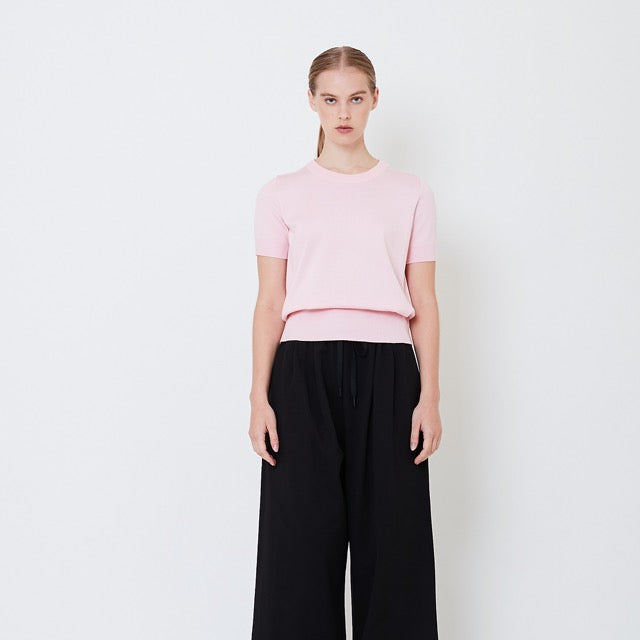 Women Knit Top - Light Pink - SW2505093B