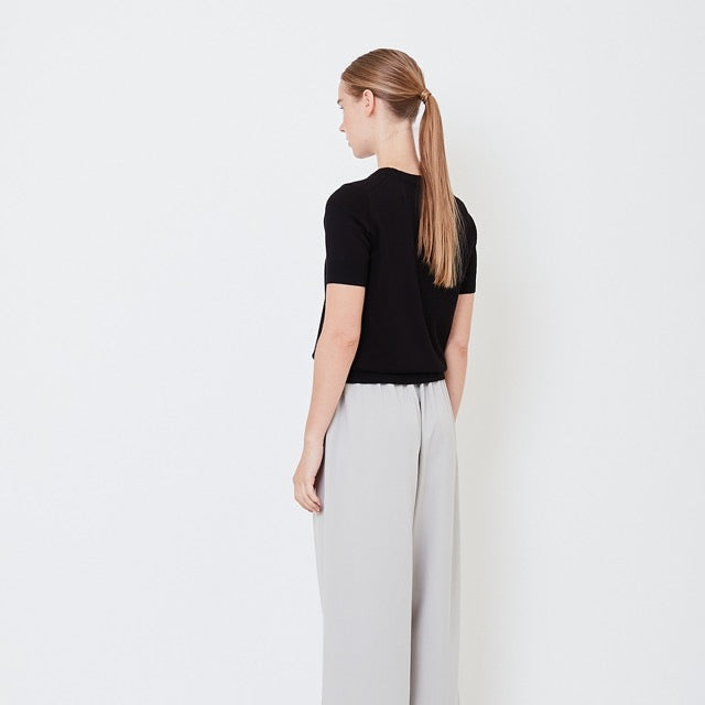 Women Knit Top - Black - SW2505093D