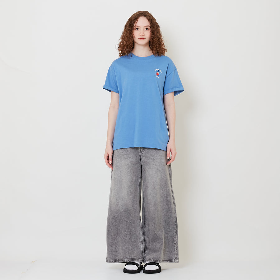 Women High Waist Long Jeans - Grey - SW2505096B