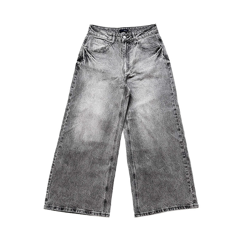 Women High Waist Long Jeans - Grey - SW2505096B