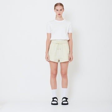 Women Nylon Shorts - Light Green - SW2505097A