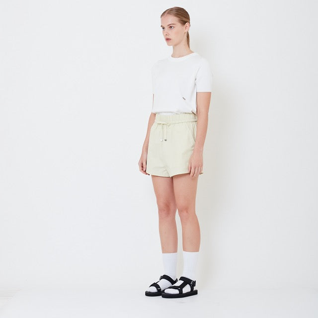 Women Nylon Shorts - Light Green - SW2505097A