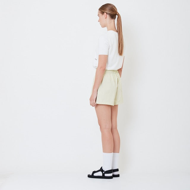Women Nylon Shorts - Light Green - SW2505097A