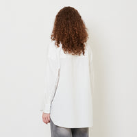 Women Oversized Striped Shirt - Off White - SW2505098A