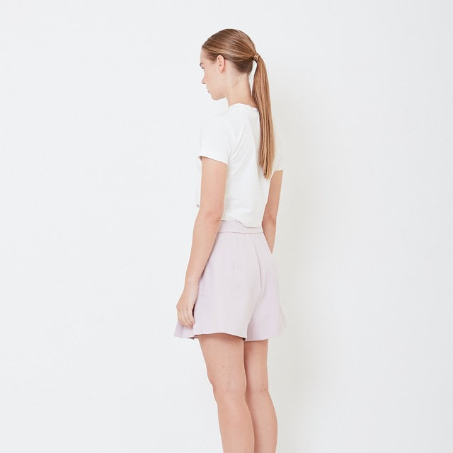 Women Cropped Top - Off White - SW2506103A