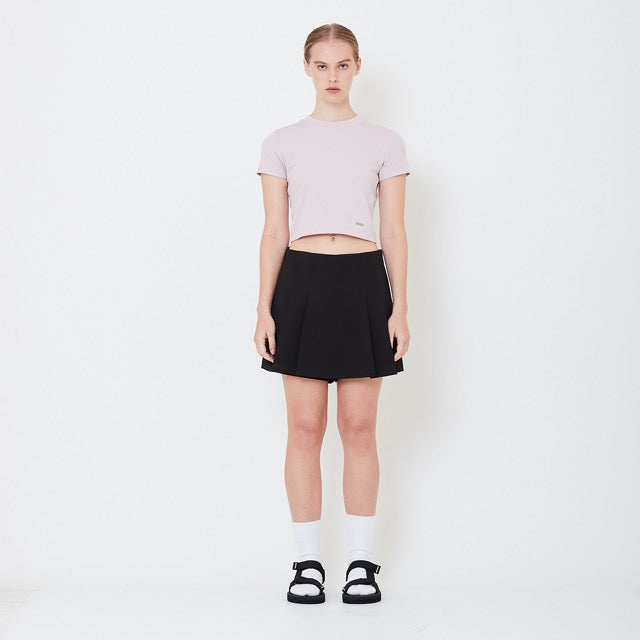 Women Pleated Skort - Black - SW2506112B
