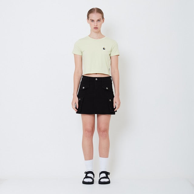 Women Cargo Skirt - Black - SW2506116B
