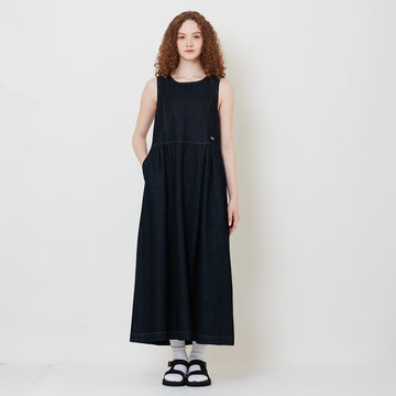 Women Denim Midi Dress - Navy - SW2508136A