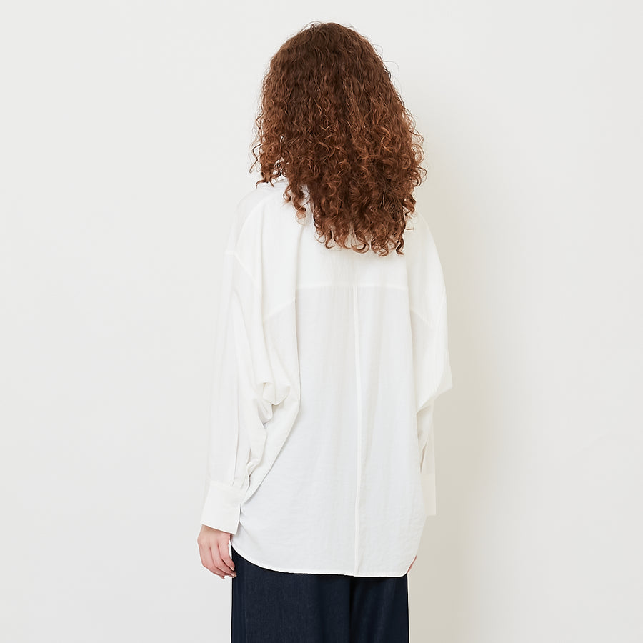 Women Oversized Shirt - Off White - SW2508239A