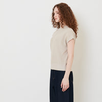 Women Knit Top - Sand - SW2509144B