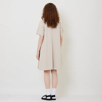 Women Combined Short Dress - Sand - SW2509147A