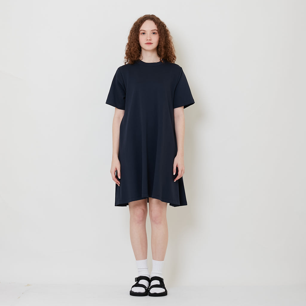 Women Combined Short Dress - Navy - SW2509147B