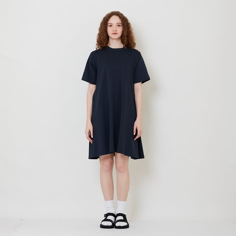 Women Combined Short Dress - Navy - SW2509147B