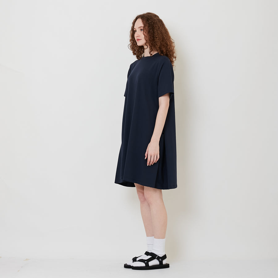 Women Combined Short Dress - Navy - SW2509147B