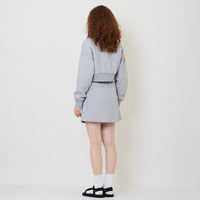 Women Neoprene Skirt - Light Grey - SW2509154A