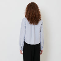 Women Oxford Shirt - Light Grey - SW2509240B