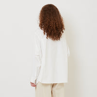 Women Long Sleeve Shirt - Off White - SW2510168A